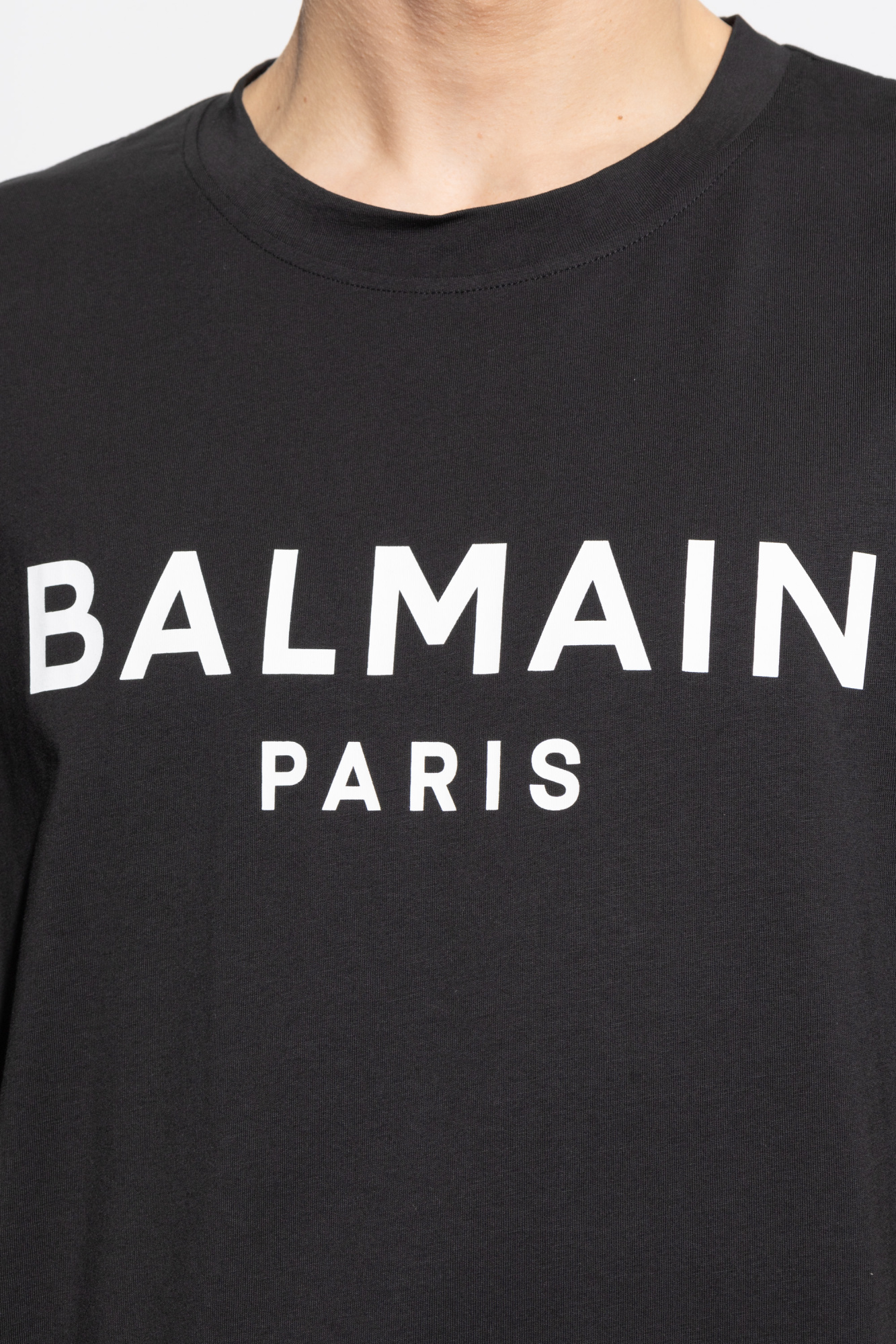 Tシャツ・カットソー BALMAIN Men T Shirts EH1EG010BB17EAB Black BALMAIN Men T Shirts EH1EG010BB17EAB Black (BALMAIN/Tシャツ